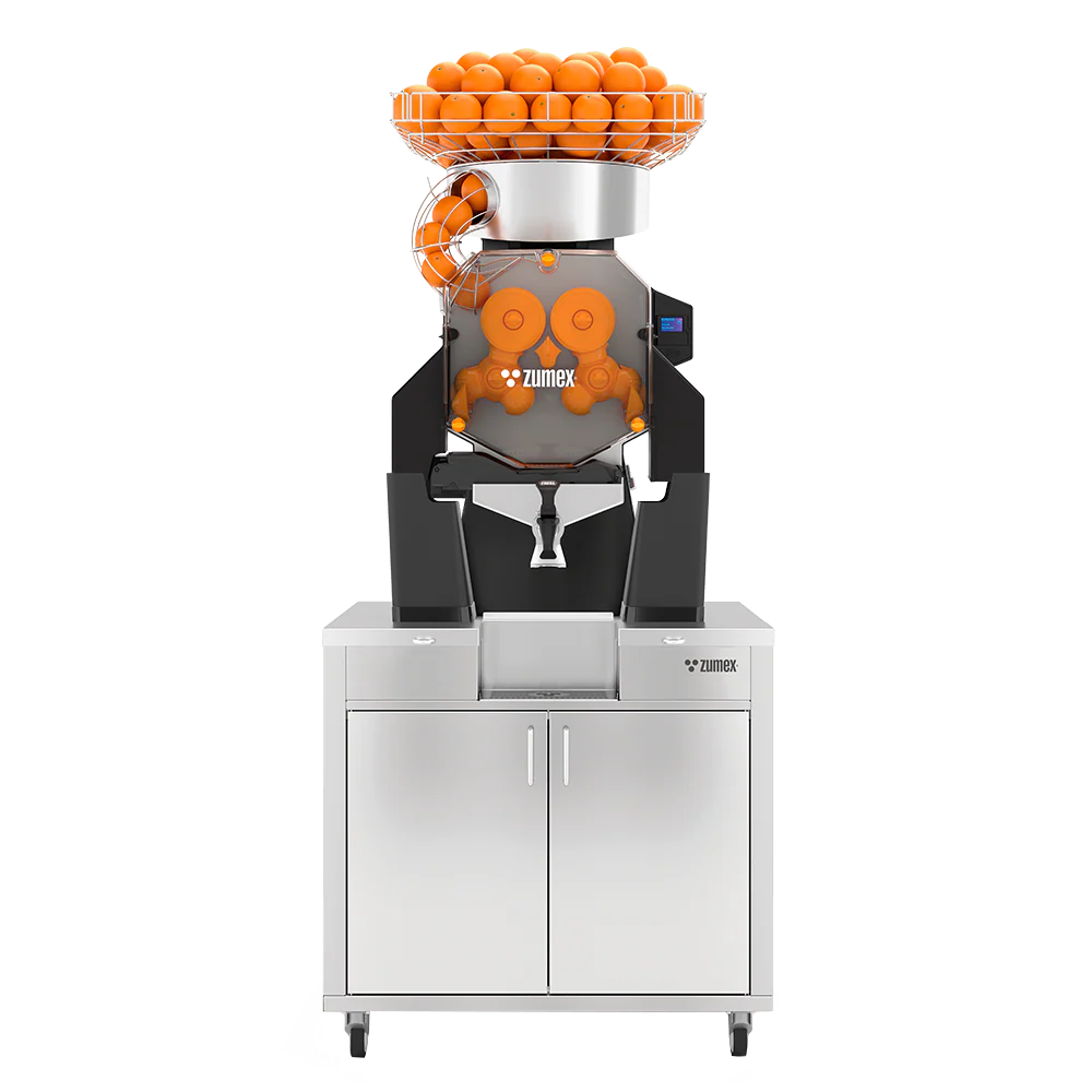 Zumex Speed Up All-in-One Wide Juicer w/ Integrated Podium in Mirror
