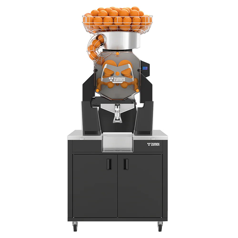 Zumex Speed S +Plus All-in-One Juicer w/ Integrated Podium Wide in Black