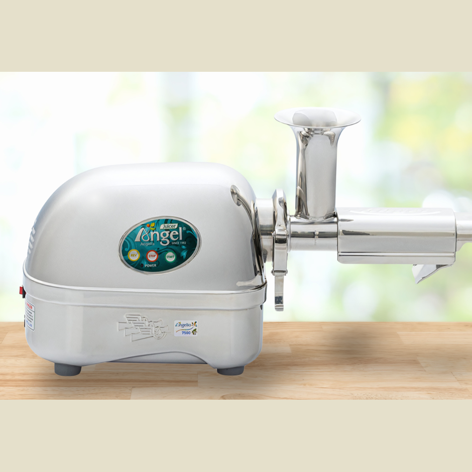 Angel 7500SFH Cold Press Slow Juicer w/ Soft Fruit Housing Filter