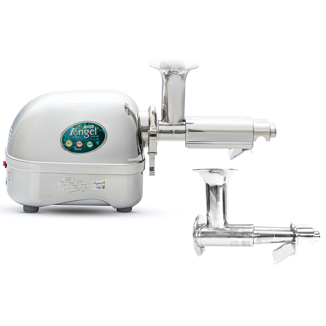 Angel 7500SFH Cold Press Slow Juicer w/ Soft Fruit Housing Filter