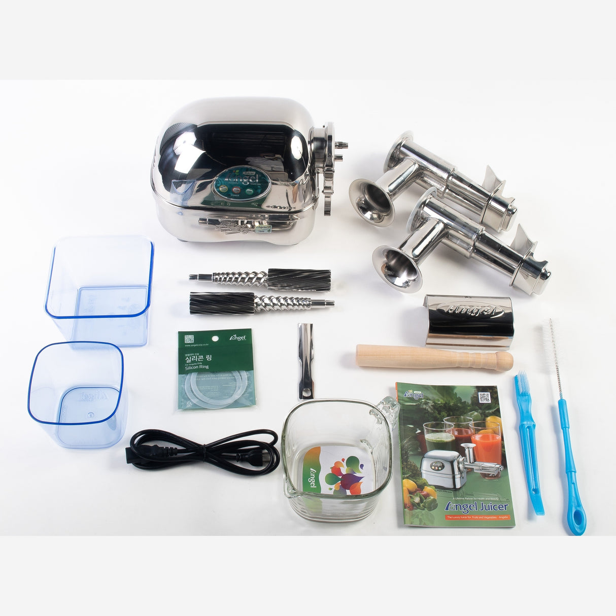 Angel 7500SFH Cold Press Slow Juicer w/ Soft Fruit Housing Filter