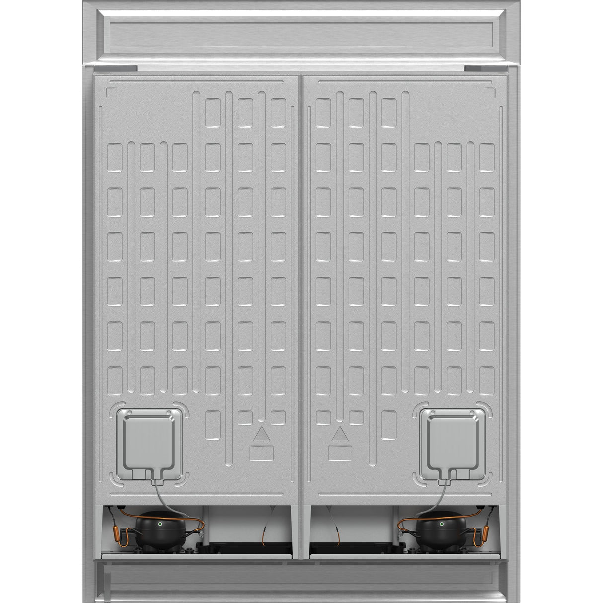 Forno Maderno 2-28-Inch Wide Convertible Refrigerator/Freezer, Decorative Trim, 27.2 cu.ft, 84-Inch High, ENERGY STAR Certified