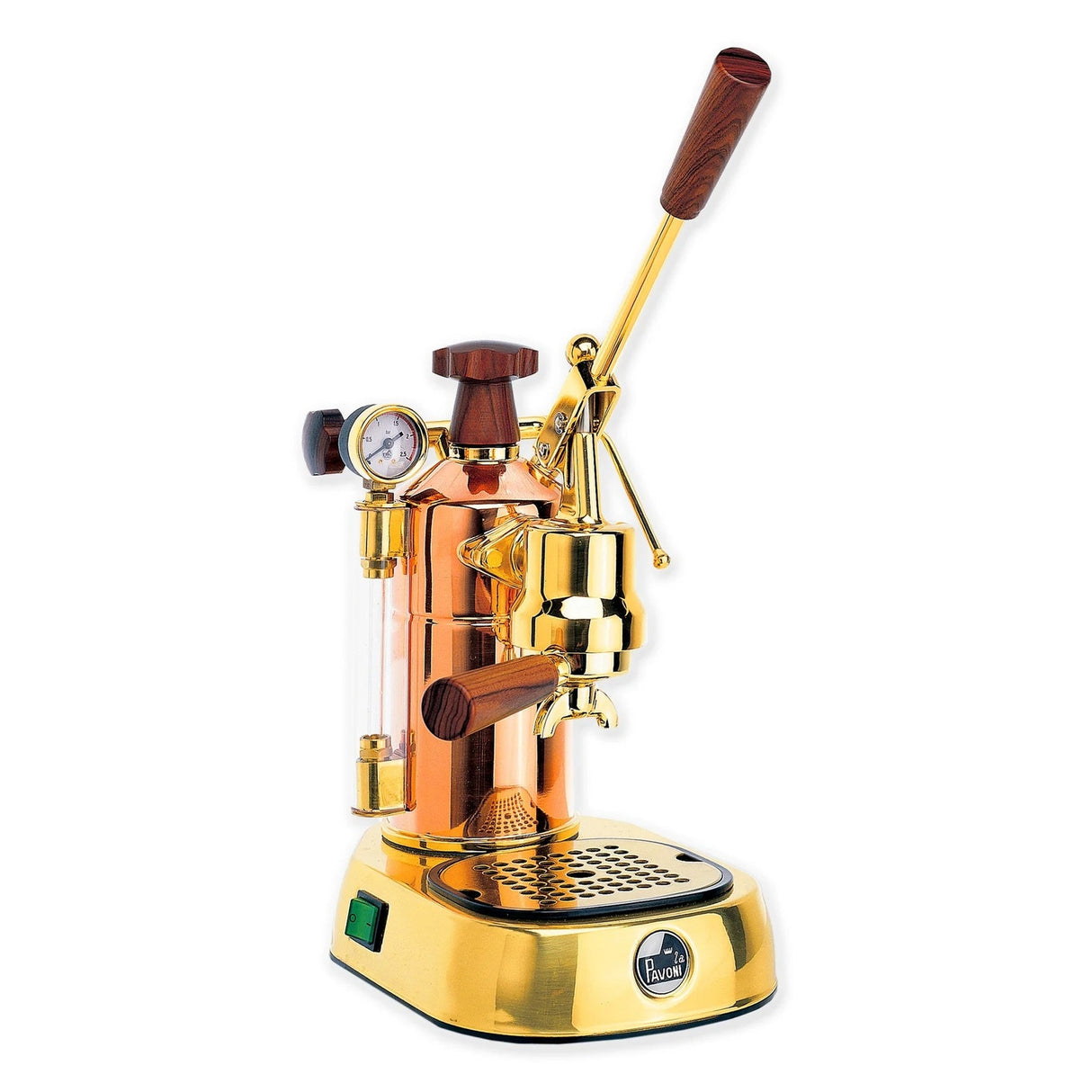 La Pavoni Professional Copper & Brass Espresso Machine PB-16