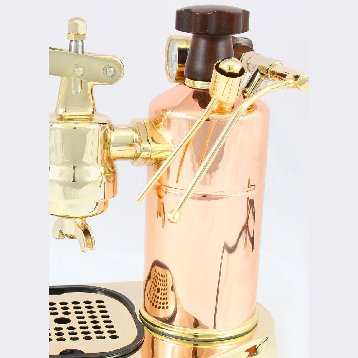 La Pavoni Professional Copper & Brass Espresso Machine PB-16