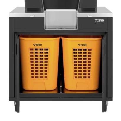 Zumex Speed S +Plus All-in-One Juicer w/ Integrated Podium Wide in Black