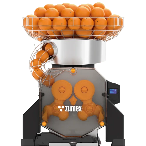 Zumex Speed Up All-in-One Wide Commercial Juicer w/ Integrated Podium in Black