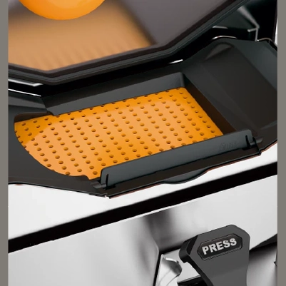 Zumex Speed Up All-in-One Wide Juicer w/ Integrated Podium in Mirror