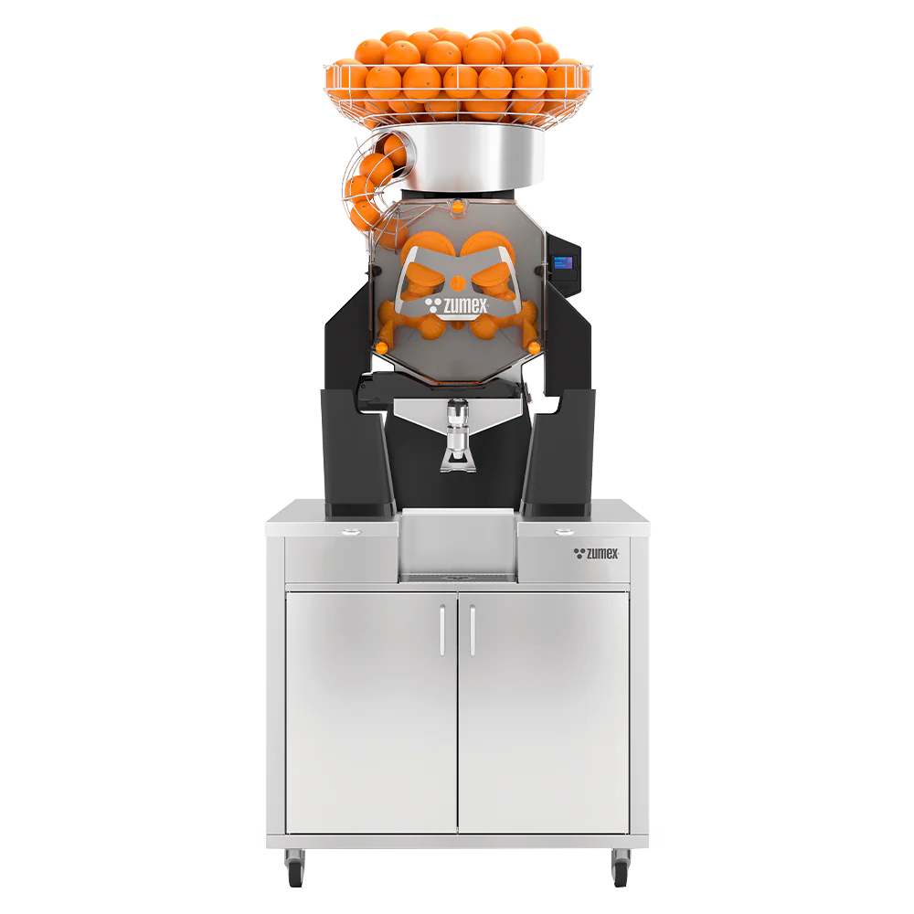 Zumex Speed S +Plus All-in-One Wide Juicer w/ Integrated Podium in Mirror