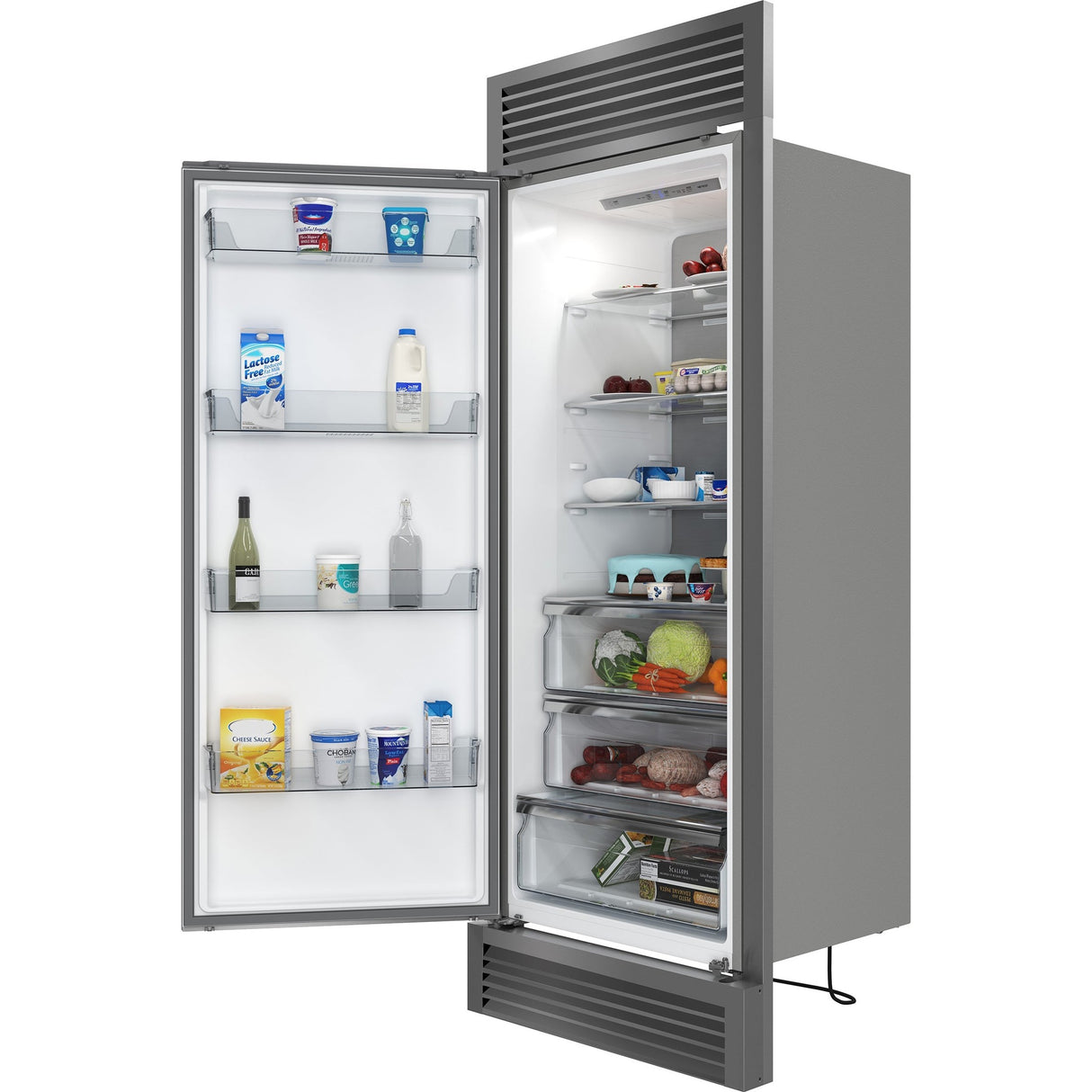 Forno Maderno 2-28-Inch Wide Convertible Refrigerator/Freezer, Decorative Trim, 27.2 cu.ft, 84-Inch High, ENERGY STAR Certified