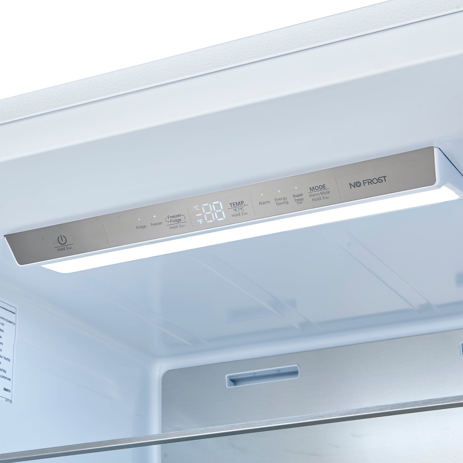 Forno Maderno 2-28-Inch Wide Convertible Refrigerator/Freezer in White, Decorative Trim, 27.2 cu.ft, 84-Inch High, ENERGY STAR Certified