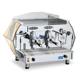 La Pavoni Diamate 2 Group Volumetric, Commercial Espresso Machine Gold