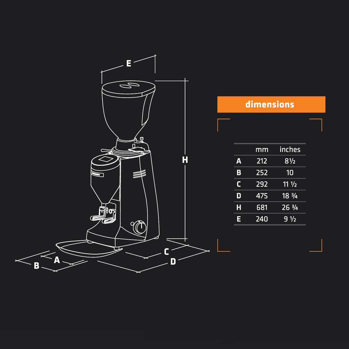 Mazzer Major V Electronic Grinder