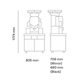 Zumex Speed S +Plus All-in-One Wide Juicer w/ Integrated Podium in Mirror
